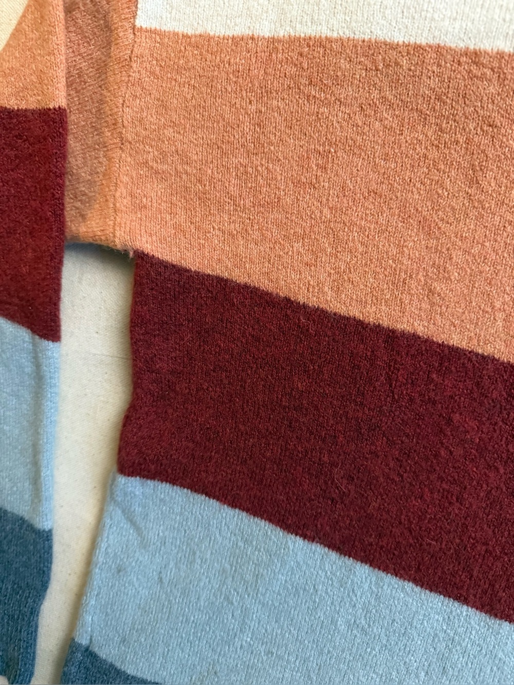 Madewell Sweater Women’s Small Crofton Striped Pullover Wool Alpaca Blend - Picture 8 of 13